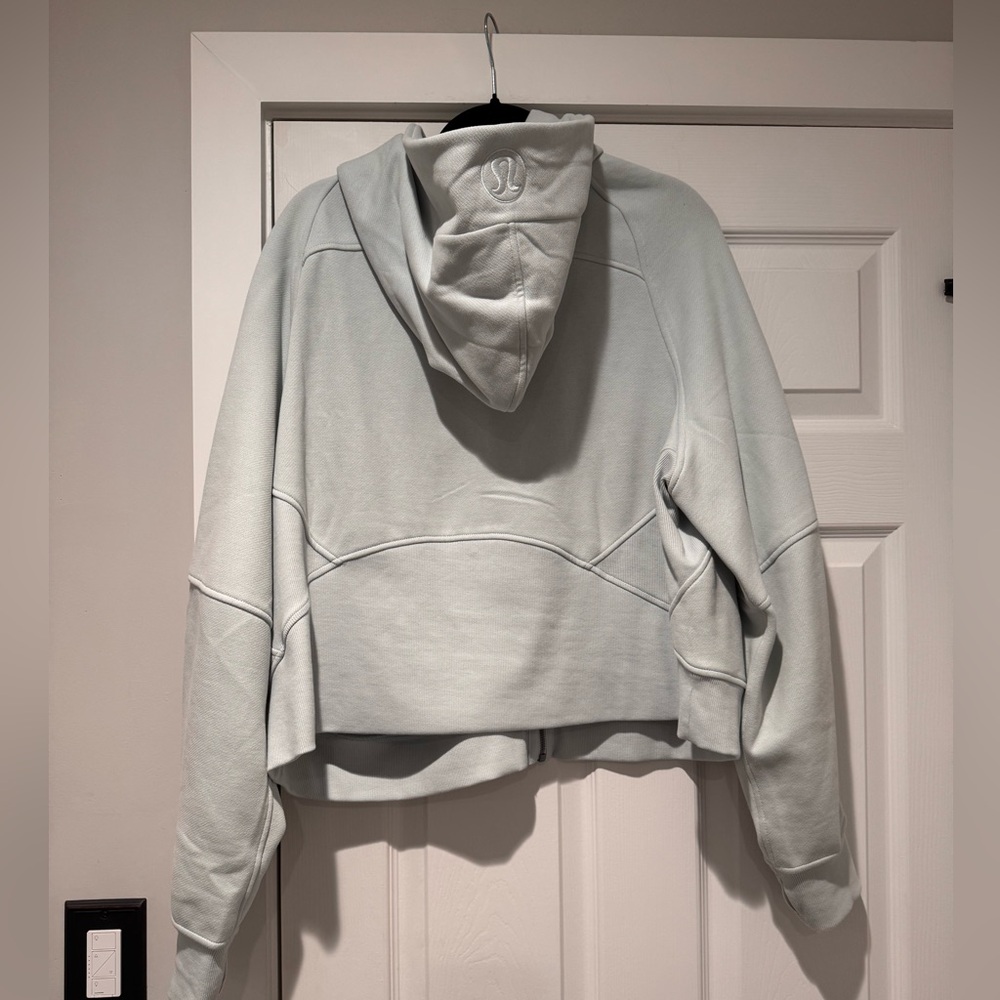Auth. ✅ Lululemon Oversized Full Zip Scuba in “Ocean Air” Size XL/XXL.🌊💙 - Picture 9 of 11